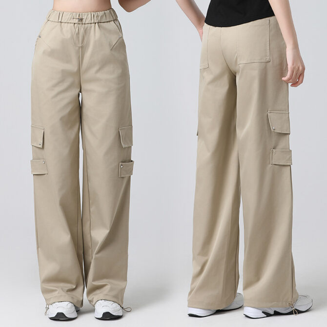 Square Dance Twill Cotton Overalls Fitness Sports Pants Trolling American Overalls Dance