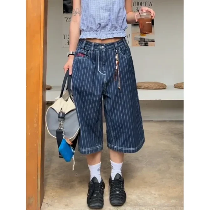 Design Draped Western Pants Shorts - Image 5