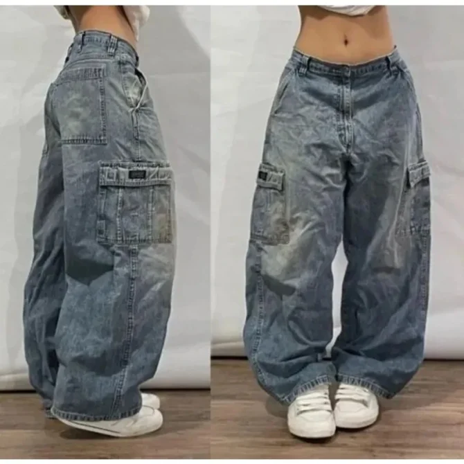 Embroidered Baggy Jeans Vintage - Image 11