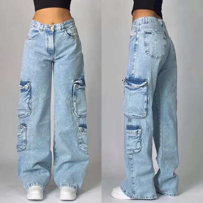Embroidered Baggy Jeans Vintage - Image 7