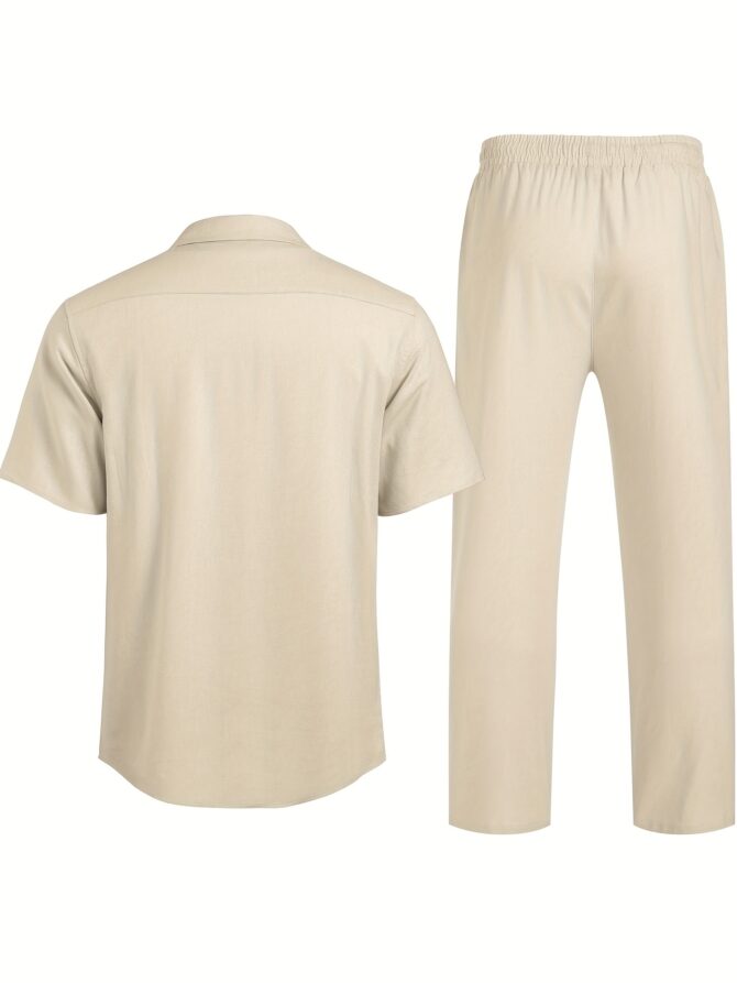 Chic Premium Men's 2 Piece Shirt with Fit Pants - Image 3