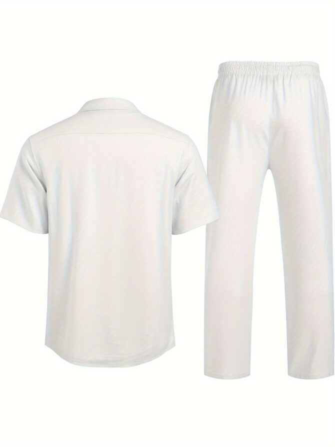 Chic Premium Men's 2 Piece Shirt with Fit Pants - Image 5