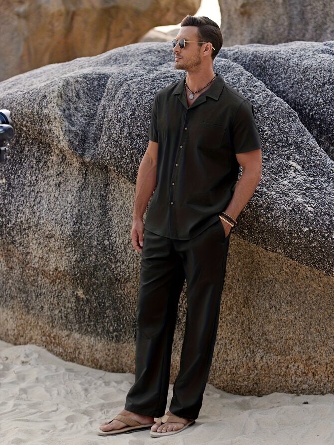 Chic Premium Men's 2 Piece Shirt with Fit Pants - Image 6
