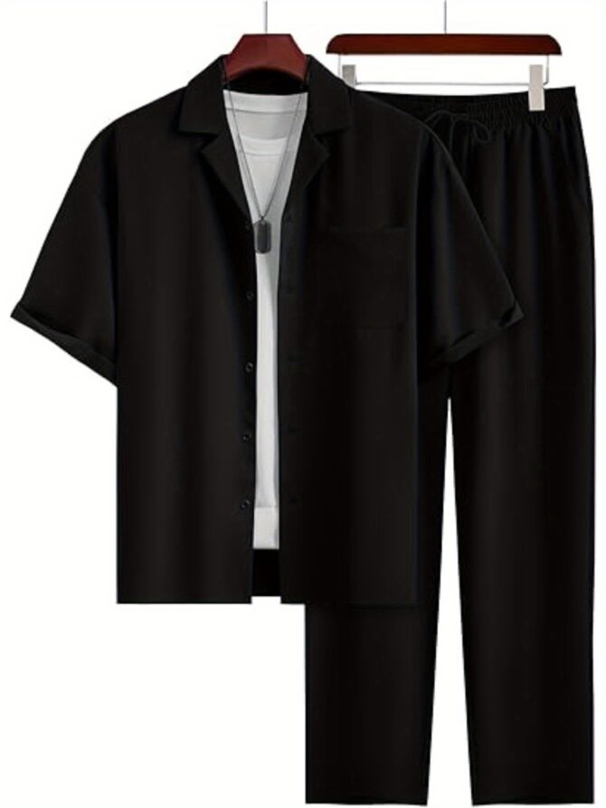Chic Premium Men's 2 Piece Shirt with Fit Pants - Image 4