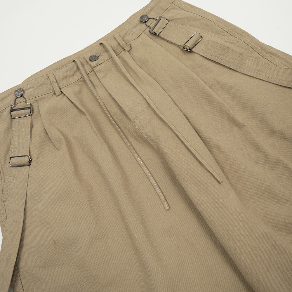 Design Ribbon Strap Casual Pants