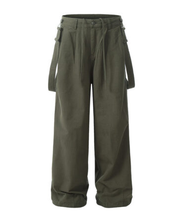 Design Ribbon Strap Casual Pants