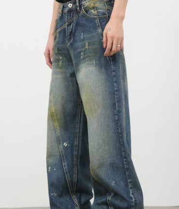 Stitching Jeans Street Design Sense