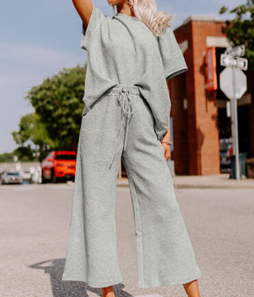 T Shirt and Drawstring Pants Set