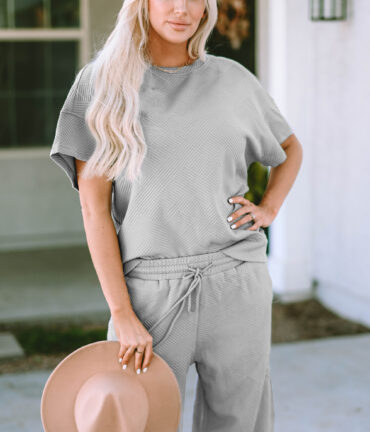 T Shirt and Drawstring Pants Set