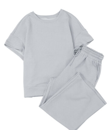 T Shirt and Drawstring Pants Set