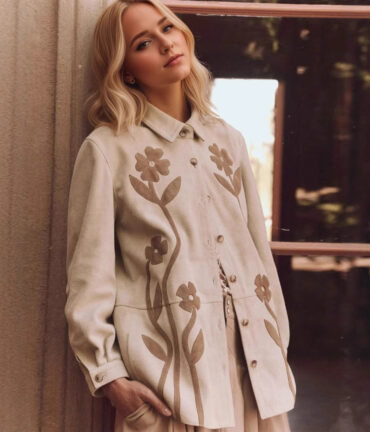 Coat Vintage Floral Composite All Match