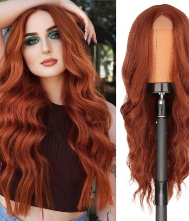 跨境假发欧美女士小蕾丝中分大波浪长卷发头套 Lace wigs一件代发