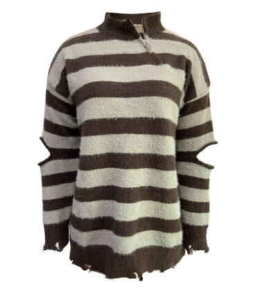 Lazy Wind Striped Sweater High Grade