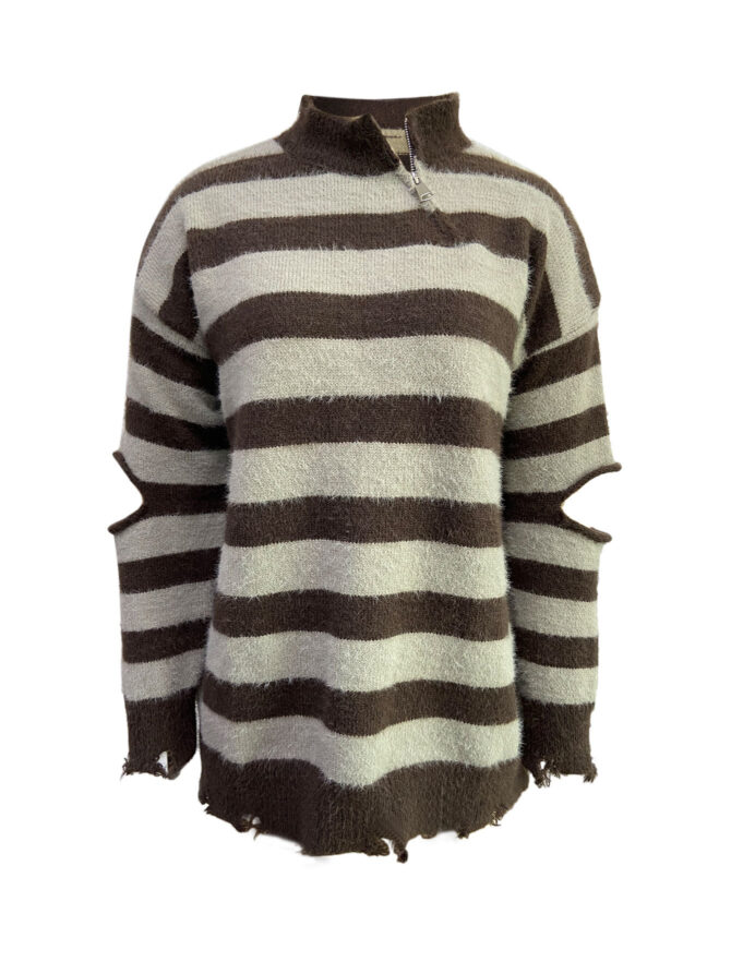Lazy Wind Striped Sweater High Grade - Image 5