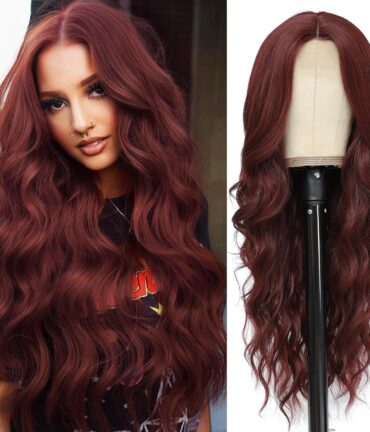 跨境假发欧美女士小蕾丝中分大波浪长卷发头套 Lace wigs一件代发