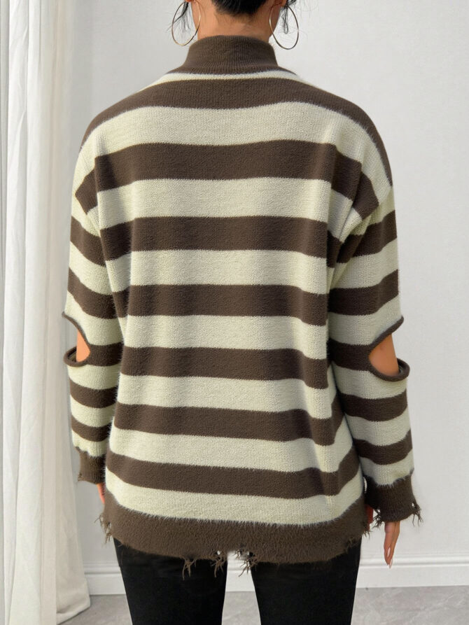 Lazy Wind Striped Sweater High Grade - Image 3
