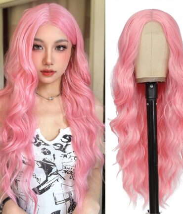 跨境假发欧美女士小蕾丝中分大波浪长卷发头套 Lace wigs一件代发