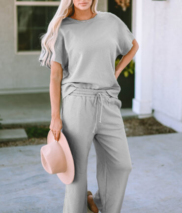T Shirt and Drawstring Pants Set