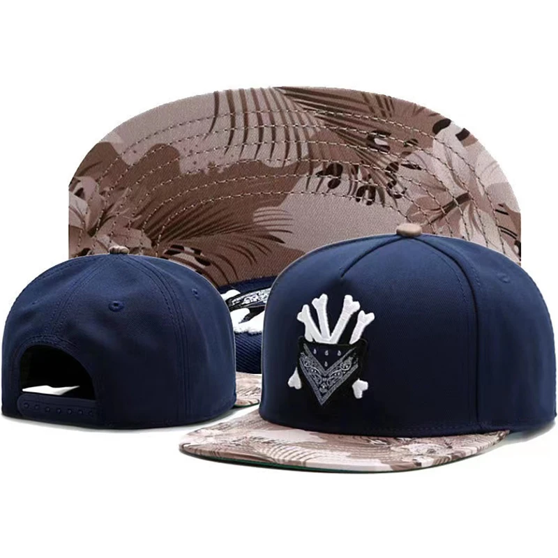Los Angeles LA snapback black desert flowers Adjustable Cap