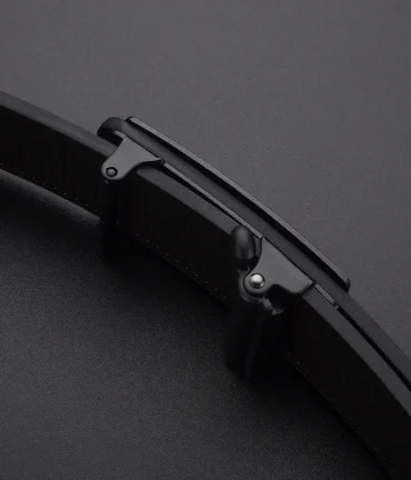 Men's Belt with Automatic Alloy Buckle Waistband