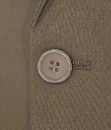 Men's Beige Business Casual Jacket Collar Blazer