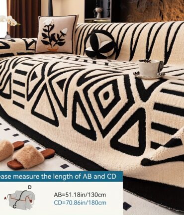 Bohemian Style Sofa Protector Vintage