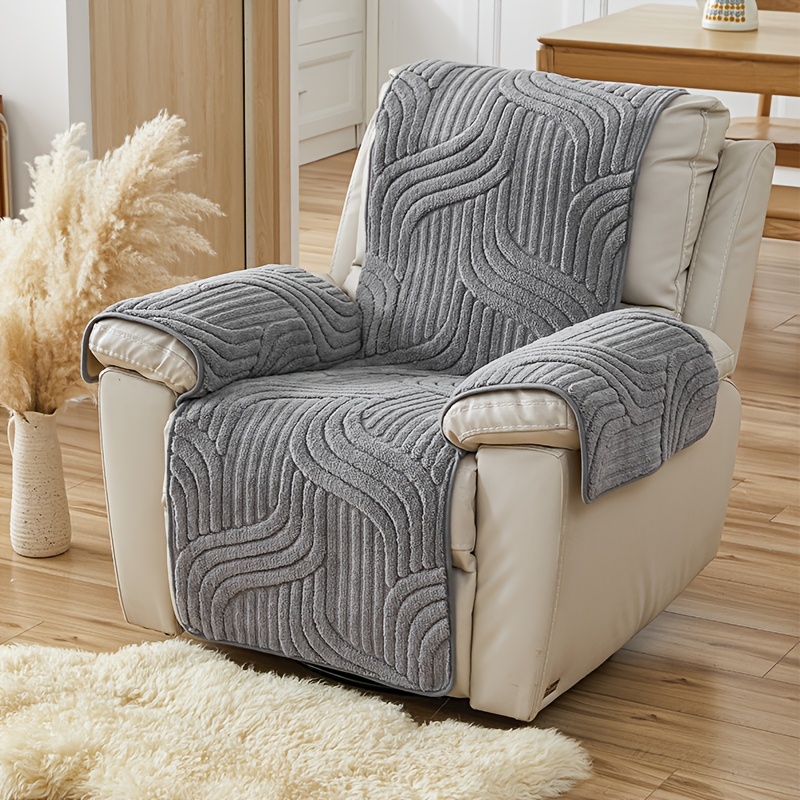 1pc Soft Velvet Sofa Cover