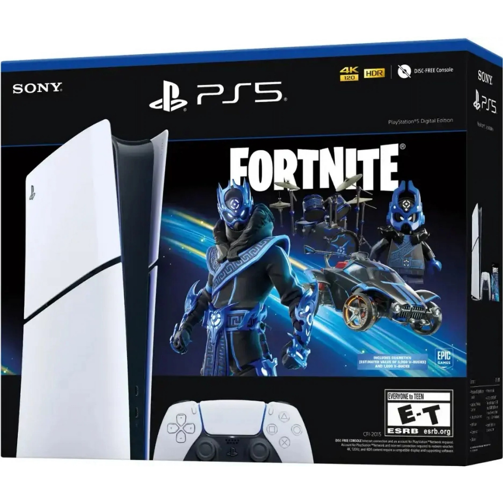 Playstation PS5 Console Fortnite Cobalt Star Digital Edition