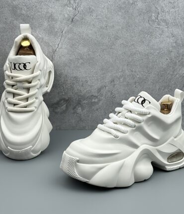 men's fashion dad sneakers versatile, anti slip thick soled sports shoes, durable pu upper with eva insole, lace up closure, ideal for all seasons, versatile athletic footwear|street style shoes|pu upper sneakers