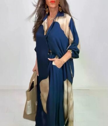 Casual Loose Shirt Wide-leg Pants Elegant Outfits