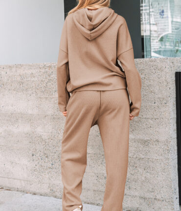 Pullover Hoodie Pants Corduroy Suit