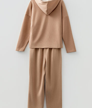 Pullover Hoodie Pants Corduroy Suit