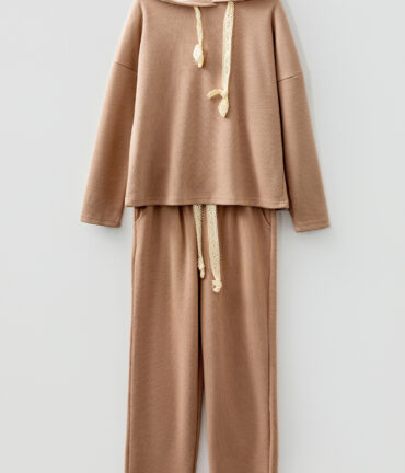 Pullover Hoodie Pants Corduroy Suit