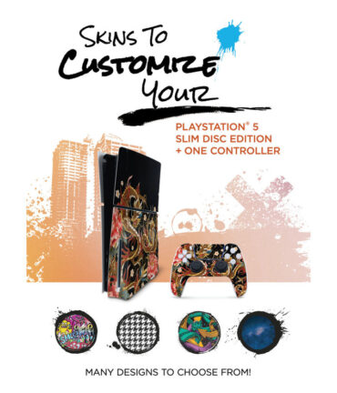 Sony PlayStation 5 Slim Disc Bundle with Spider-Man: Miles Morales, EPOS Headset, Charging Dock and MightySkins Code