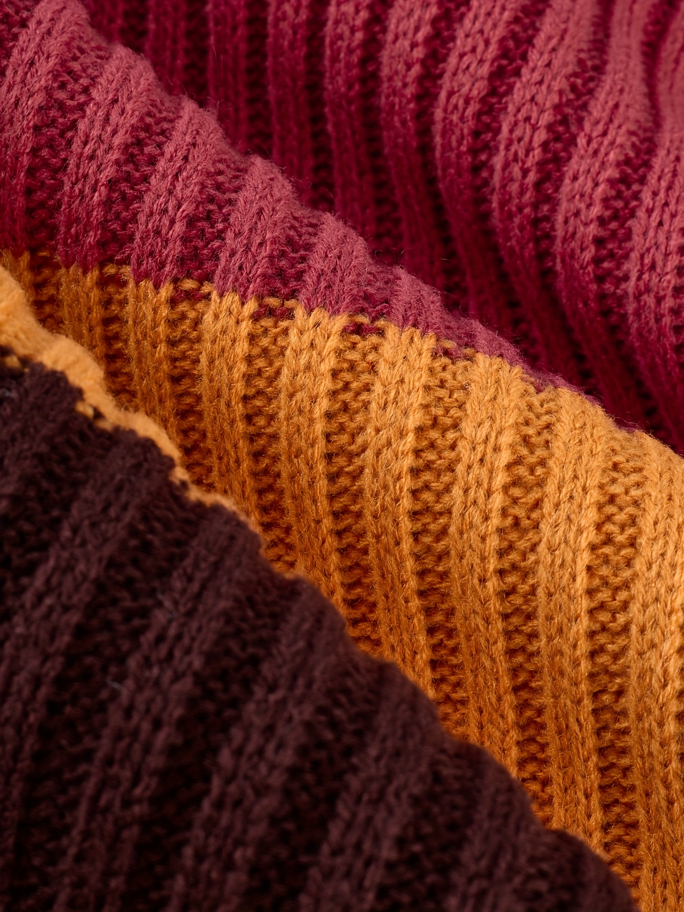 color block striped dress nian nian selection