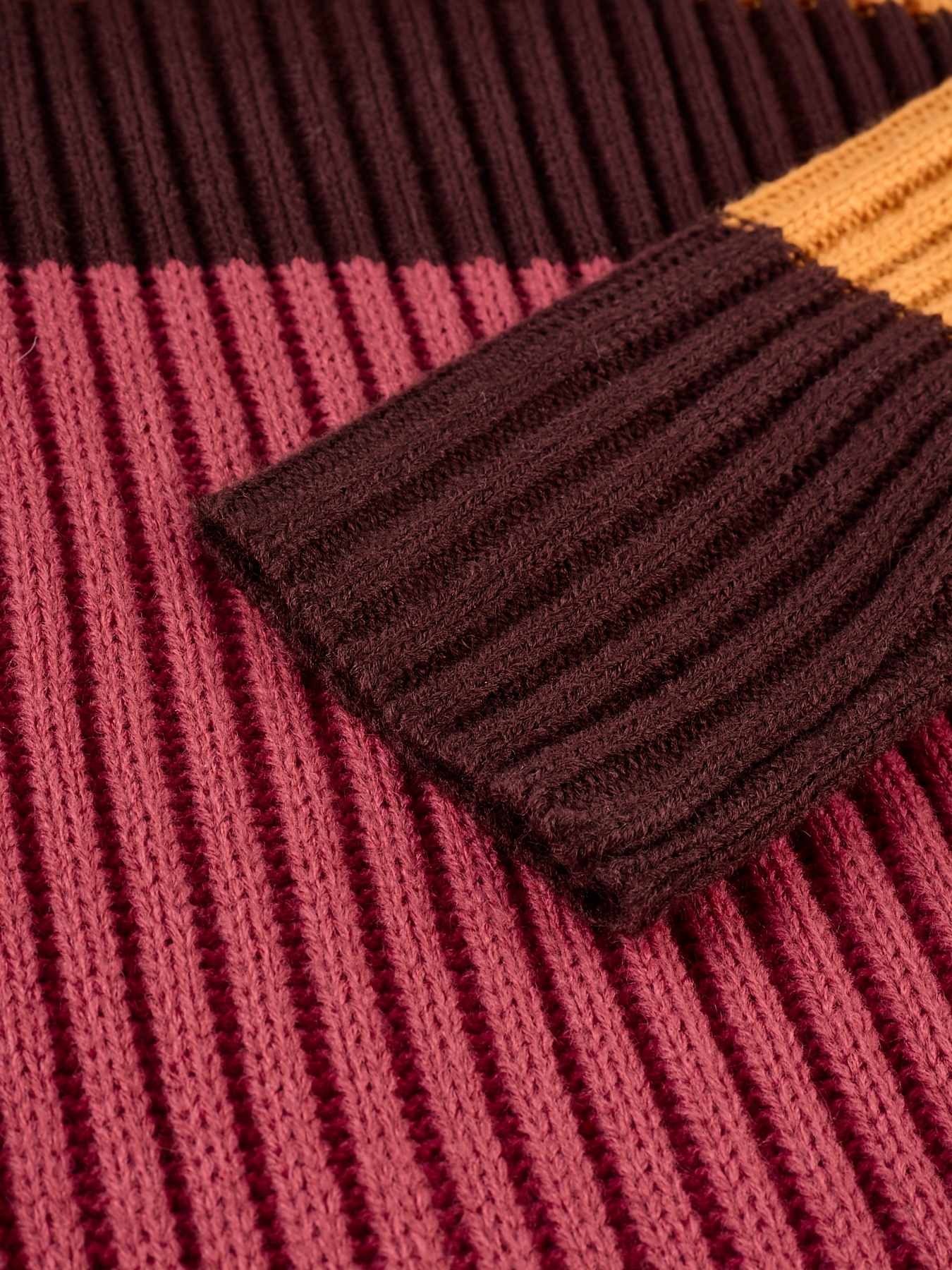 color block striped dress nian nian selection