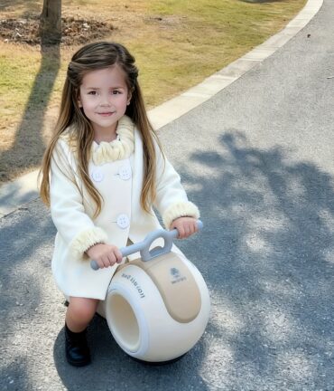 baby walker & toddler balance bike with 4 wheel stability, 220lb anti tip, music & lights indoor/outdoor ride on toy for 12 24 month boys & girls, parent child interactive learning bike, ideal first birthday gift (pink/green/blue/yellow)