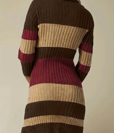 Striped Dress Nian Nian