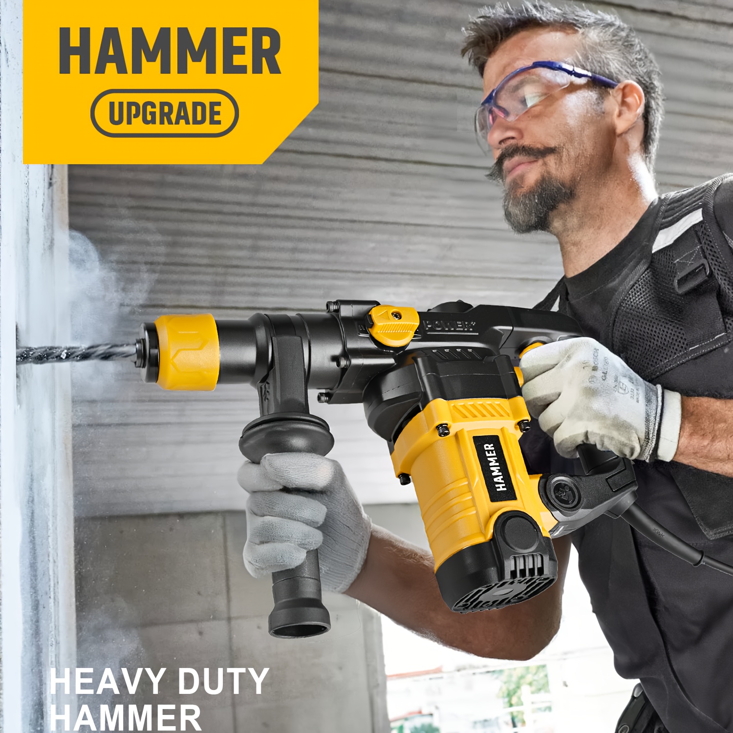 Heavy Duty Rotating Hammer Drill SDS Plus