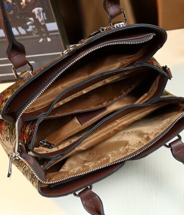 floral handbag vintage pu purse