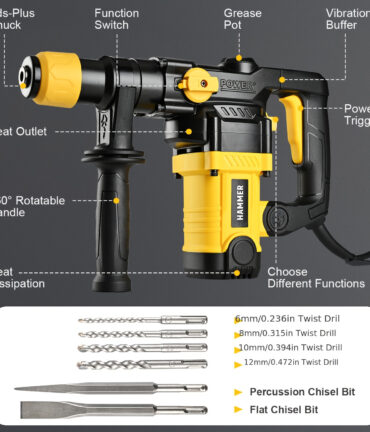 Heavy Duty Rotating Hammer Drill SDS Plus
